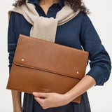 13-Inch Classic Laptop Case Tan Pebble