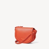Small Stella Satchel Crossbody Coral Pebble