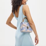 Midi Mayfair® Sky Blue Toile De Jouy Hand Embroidery