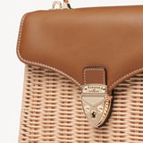 Midi Mayfair® Picnic Basket Natural Rattan Wicker & Smooth Tan