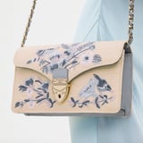 Mayfair®Clutch Sky Blue English Garden Hand Embroidery