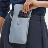 Duo Phone Crossbody Pouch Sky Blue Pebble
