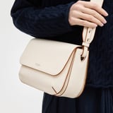 Ella Grande Crossbody Ivory Pebble