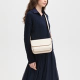 Ella Grande Crossbody Ivory Pebble