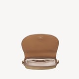 Small Stella Satchel Crossbody Camel Suede