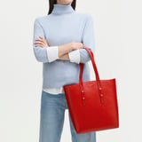 Essential Tote Cardinal Red Saffiano