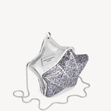 Star Clutch Silver Glitter