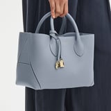 Midi London Tote Sky Blue Pebble