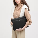 13-Inch Brook Street Folio Black Soft Saffiano