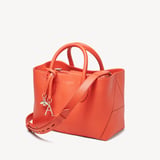 Midi London Tote Coral Pebble