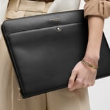 16-Inch Brook Street Folio Black Soft Saffiano