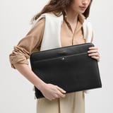 16-Inch Brook Street Folio Black Soft Saffiano
