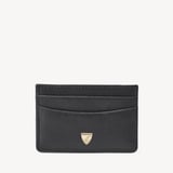 Slim Credit Card Holder Black Soft Saffiano