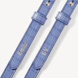 Portobello Crossbody Deep Shine Capri Blue Small Croc