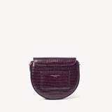 Portobello Crossbody Deep Shine Fig Small Croc