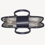 Madison Tote  Navy Saffiano