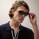 Helios Round Sunglasses Black 
