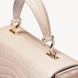 Mayfair® Soft Taupe Patent Croc