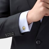 Engraved Centre Round Cufflinks Sterling Silver 925 Plated & Gold Plated