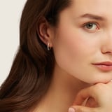 Diamond & Duo Gemstone Hoop Earrings 0.3ct Diamond