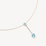 Diamond Straight Drop Necklace 0.17ct Diamond