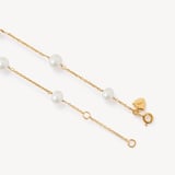 Pearl Station Bracelet Freshwater Pearls & 18ct Gold Vermeil