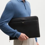 16-Inch Brook Street Folio Black Soft Saffiano