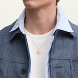 St Christopher Charm Necklace 18ct Gold Vermeil