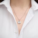 St Christopher Charm Necklace Sterling Silver 925
