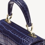 Midi Mayfair® Midnight Blue Patent Croc