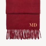 Pure Cashmere Scarf Cardinal Red Cashmere