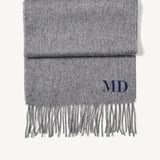 Pure Cashmere Scarf Light Grey 