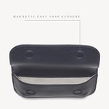 Ella Sunglasses Case Navy Pebble