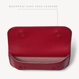 Ella Sunglasses Case Cherry Red Soft Saffiano