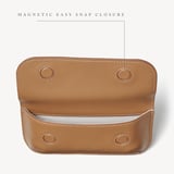 Ella Sunglasses Case Caramel Soft Saffiano