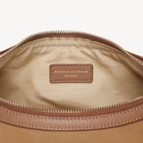 Soho Small Crescent Cappuccino Suede