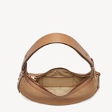 Soho Small Crescent Cappuccino Suede