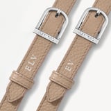 Stella Satchel Crossbody Soft Taupe Pebble