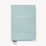 Passport Cover Pool Blue Lizard