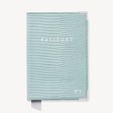 Passport Cover Pool Blue Lizard