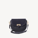 Portobello Crossbody Navy Suede & Smooth Navy