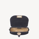 Portobello Crossbody Navy Suede & Smooth Navy