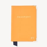 Passport Cover Mandarin Saffiano