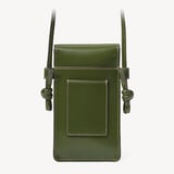 Ella Crossbody Phone Pouch Smooth Moss Green