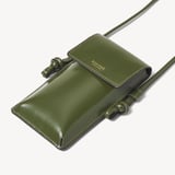 Ella Crossbody Phone Pouch Smooth Moss Green