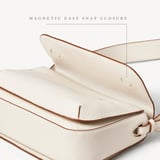 Ella Grande Crossbody Ivory Pebble