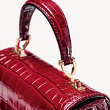 Midi Mayfair® Deep Shine Cherry Ombre Croc