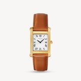 Mayfair® Classic Watch 23ct Gold Plated - Smooth Caramel