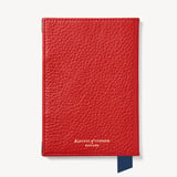 Passport Cover Cardinal Red Pebble