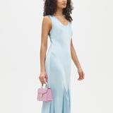 Mini Mayfair® with Silk Neck Scarf Deep Shine Powdered Lilac Small Croc